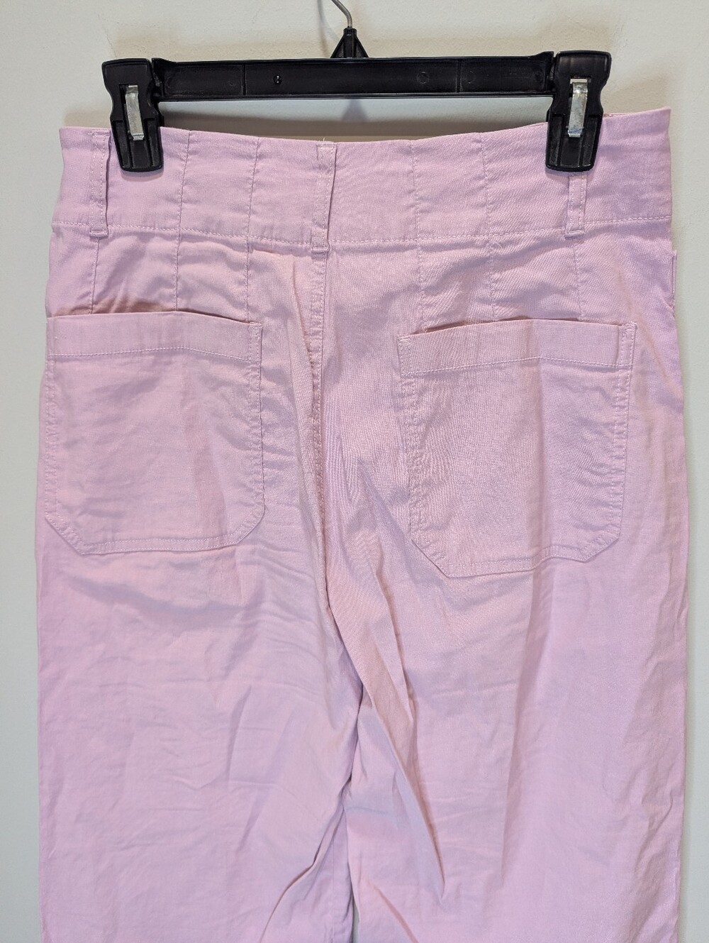 Maeve Colette High-Rise Wide-Leg Full-Length Pants Magic Fabric Size 29 Lilac - Picture 6 of 8